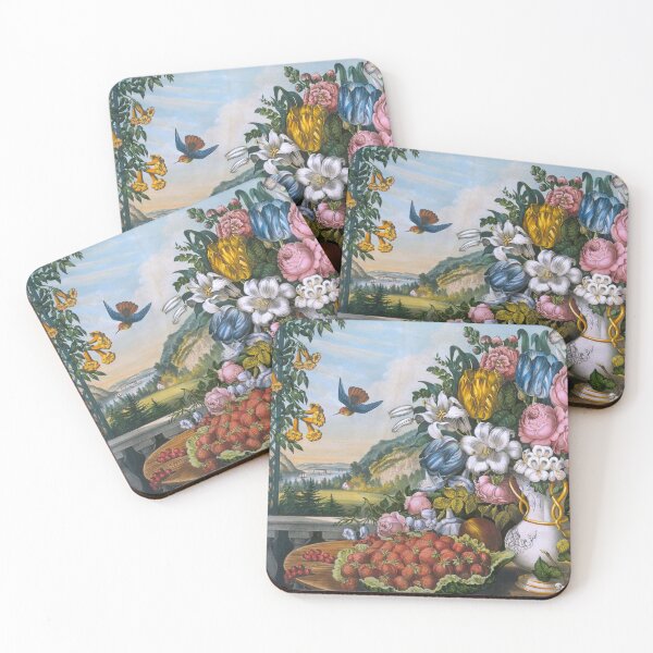 Item preview, Fruits and Flowers (1862) designed and sold by 19th Century in Color.