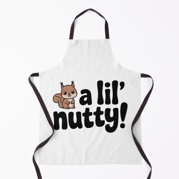 Item preview, A Lil' Nutty! Cute Squirrel Pun designed and sold by PMCreative.