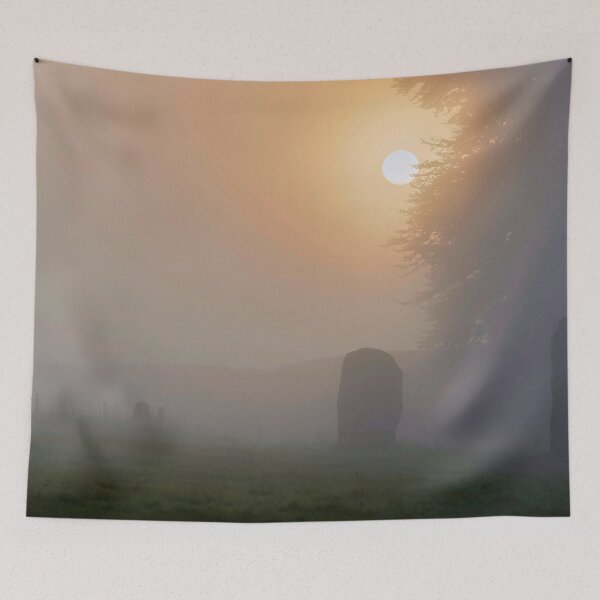 Item preview, Misty Sunrise at Avebury designed and sold by Richard Allen.