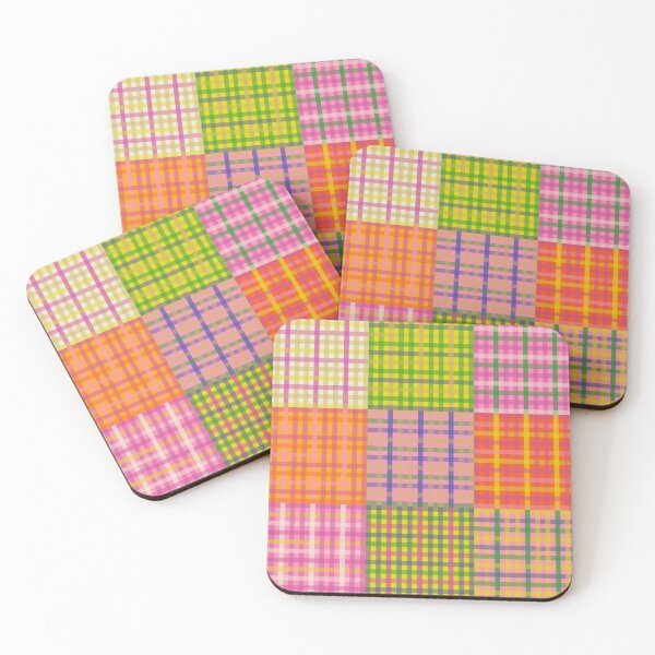 Item preview, Colorful Eclectic Gingham Patchwork Plaid Pattern designed and sold by kierkegaard.