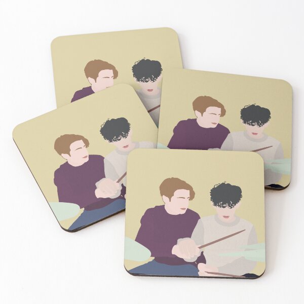 Item preview, Nick and Charlie playing drums | heartstopper designed and sold by Pinu92.
