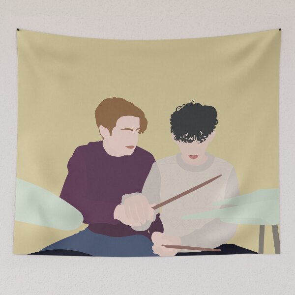Item preview, Nick and Charlie playing drums | heartstopper designed and sold by Pinu92.