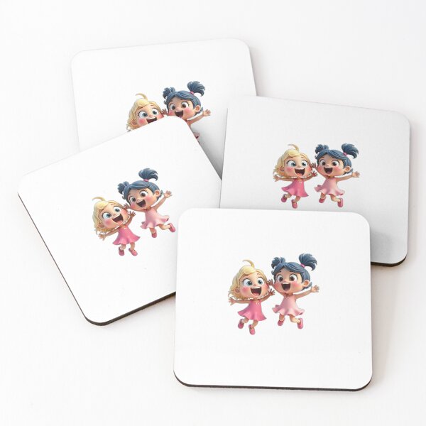 Item preview, Happy Dolls,  Sweet Dolls, Cute Dolls, Pink Dolls, Best Friends, Happy Sisters, I love my sister,Best Sister Ever   designed and sold by KolorellaS.