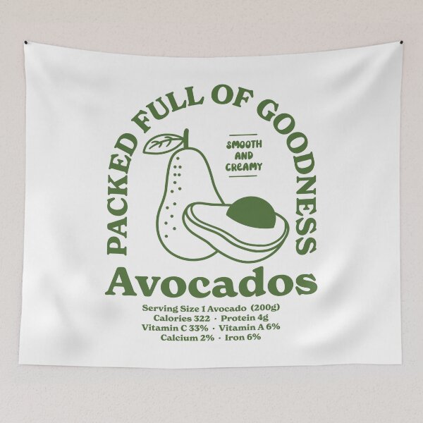 Item preview, Avocados, Fruit Nutritional Facts designed and sold by PaulSDesign.