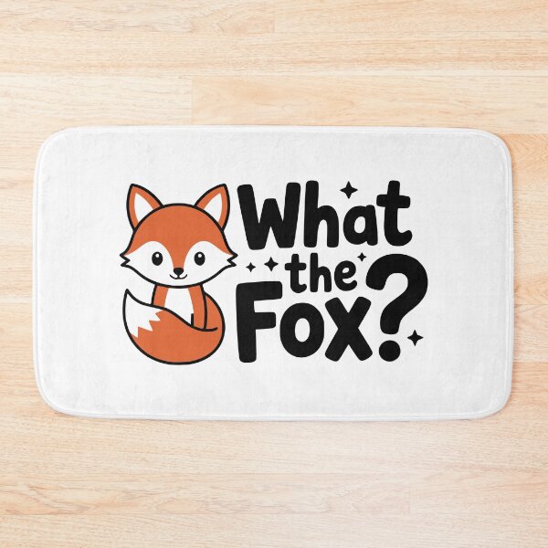 Item preview, What The Fox! Cute Fox Pun designed and sold by PMCreative.