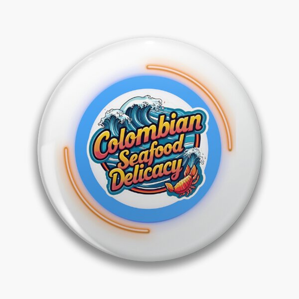Item preview, Colombian seafood delicacy in the beach designed and sold by ARTLABRETRO.
