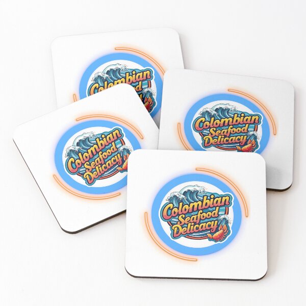 Item preview, Colombian seafood delicacy on the beach designed and sold by ARTLABRETRO.