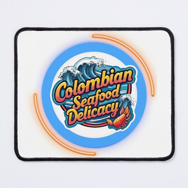 Item preview, Colombian seafood delicacy on the beach designed and sold by ARTLABRETRO.