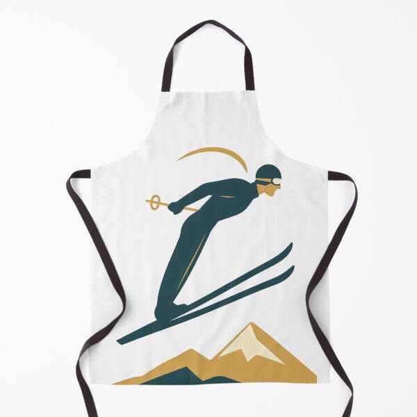 Item preview, Retro Ski Jumper – Vintage Alpine Winter Sports Design designed and sold by Shoot-The-Moon.