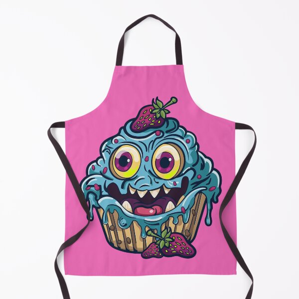 Item preview, Blueberry cupcake monster - Sweet but psycho pastry art designed and sold by Webstudio  2Amigos.