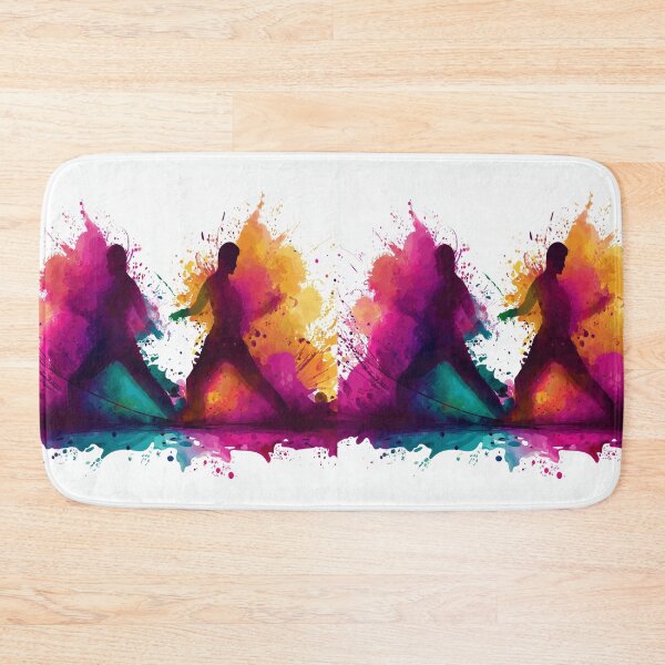 Item preview, Two Colourful Dancers designed and sold by BeatnikBuddha.