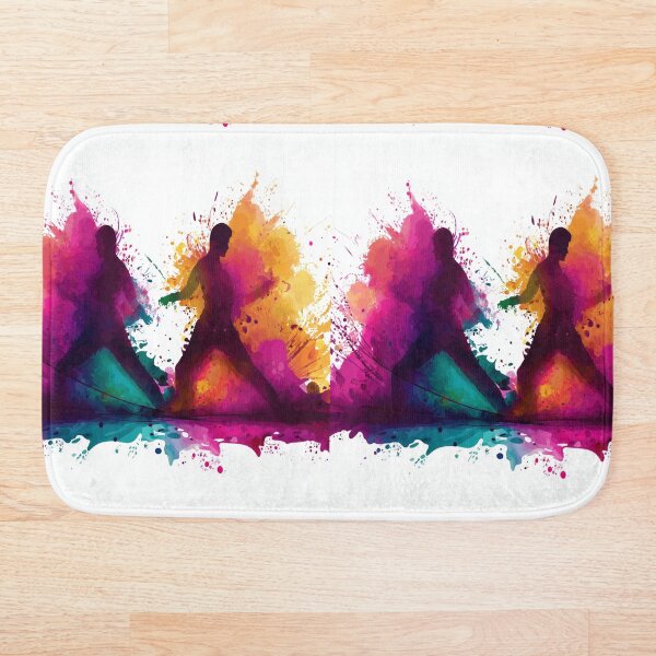 Item preview, Two Colourful Dancers designed and sold by BeatnikBuddha.