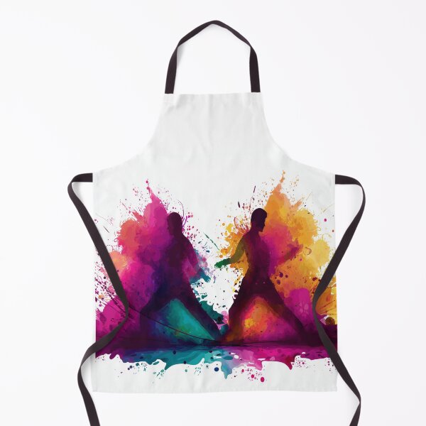 Item preview, Two Colourful Dancers designed and sold by BeatnikBuddha.