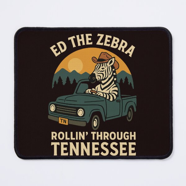 Item preview, Ed the Zebra – Rollin’ Through Tennessee designed and sold by FrameFlow.