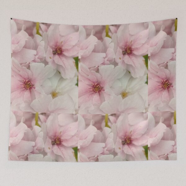Item preview, Pinkish whitish fresh spring flowers  designed and sold by wallartofmio.