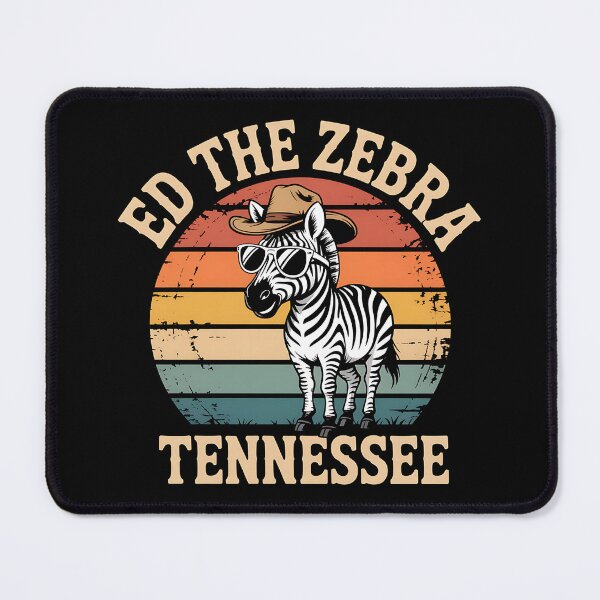Item preview, Ed The Zebra Tennessee - A fun gift for people with a sense of humor who love animals, retro style, and original t-shirts – especially with a zebra as the star. designed and sold by ZyziowskyArt.