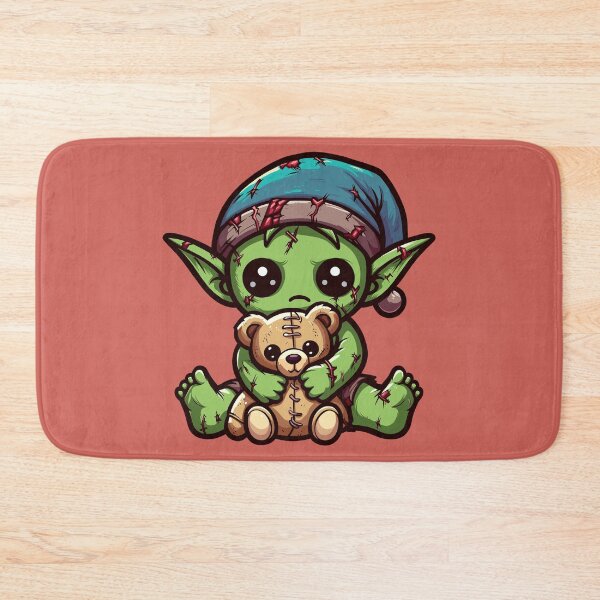 Item preview, Goblin Kid Holding its Teddy Bear designed and sold by Ghost on Toast.