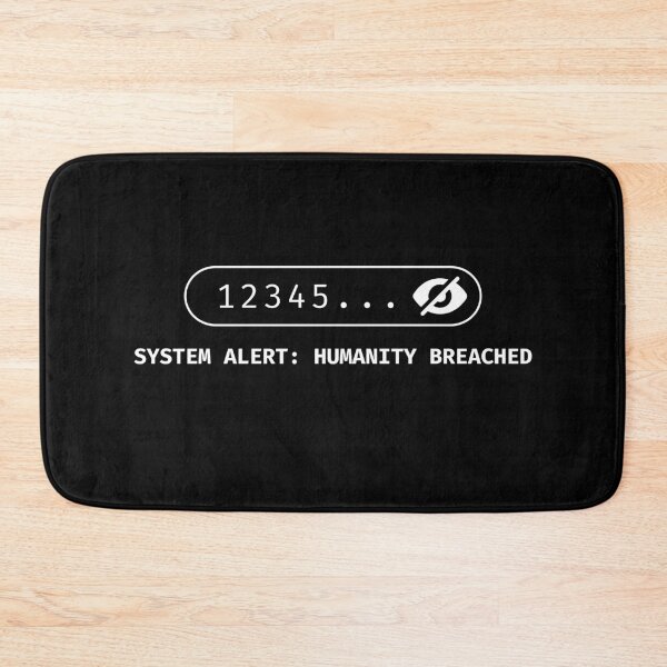 Item preview, Password Breach – Humanity Breached System Alert designed and sold by Jdee23.
