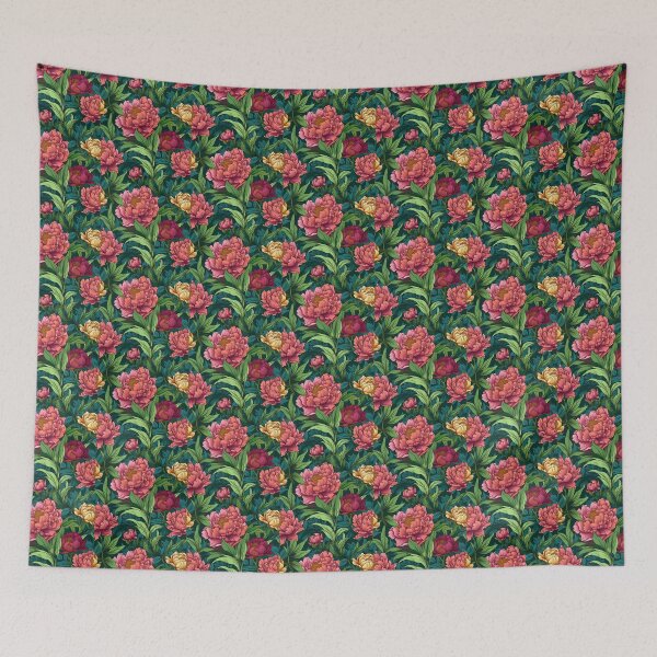 Item preview, Arts & Crafts Peonies designed and sold by kridel.