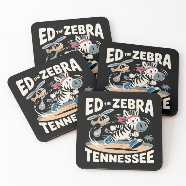 Item preview, Ed The Zebra Tennessee - A fun gift for people with a sense of humor who love animals, retro style, and original t-shirts – especially with a zebra as the star. designed and sold by ZyziowskyArt.