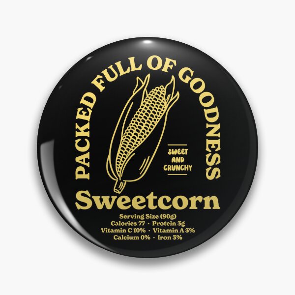 Item preview, Sweetcorn, Fruit Nutritional Facts designed and sold by PaulSDesign.