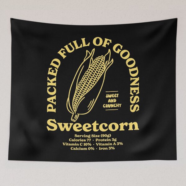 Item preview, Sweetcorn, Fruit Nutritional Facts designed and sold by PaulSDesign.