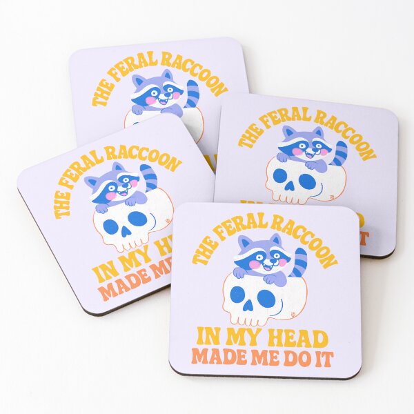 Item preview, The Feral Raccoon in My Head designed and sold by Itouchedabee.