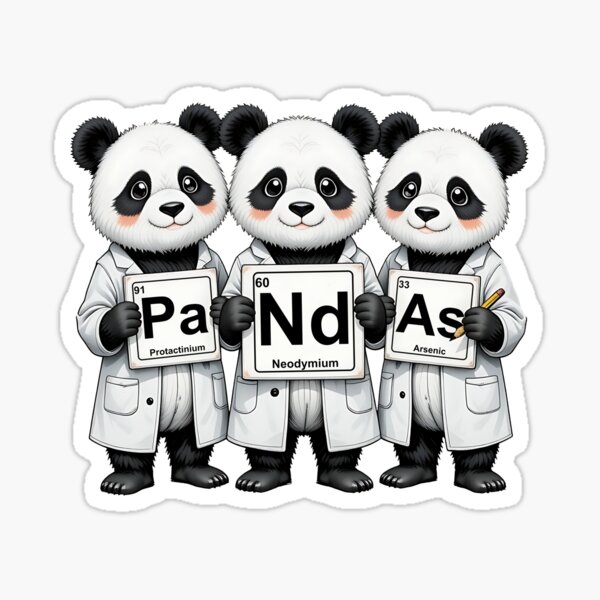 Item preview, Periodic Pandas designed and sold by SmYleX Shirts.
