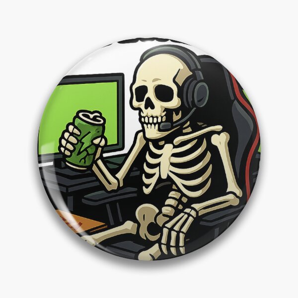 Item preview, Still Loading... Skeleton Gamer Meme Tee designed and sold by LevelUpLab.