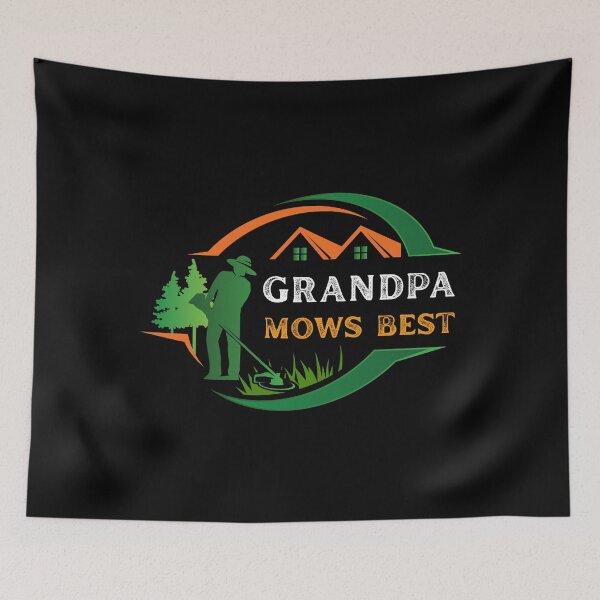 Item preview, Vintage Grandpa Mows Best Gardener Grandpa Lawn Care Gift for Grandpa designed and sold by Zayavca.