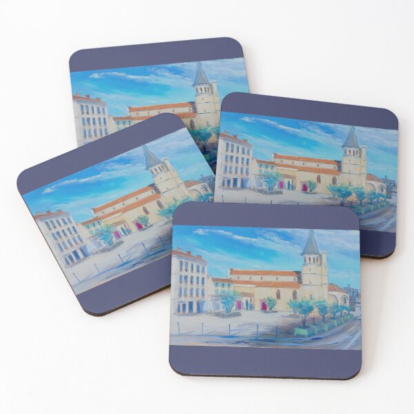 Item preview, La Place de la Madeleine, Béziers - oil painting designed and sold by Autignac-Artist.