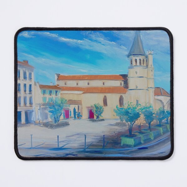Item preview, La Place de la Madeleine, Béziers - oil painting designed and sold by Autignac-Artist.