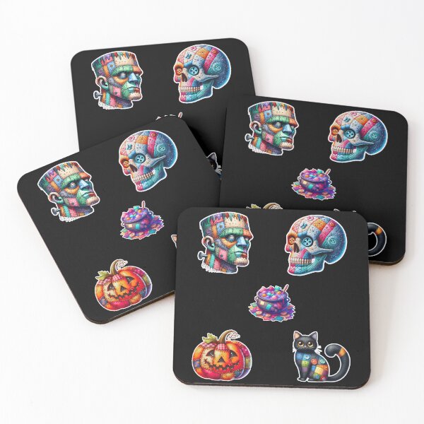 Item preview, Patchwork Halloween  designed and sold by WoodburyLake.