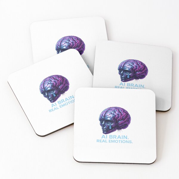 Item preview, AI Brain, Real Emotions” – Futuristic Feelings Series designed and sold by Spiking11.