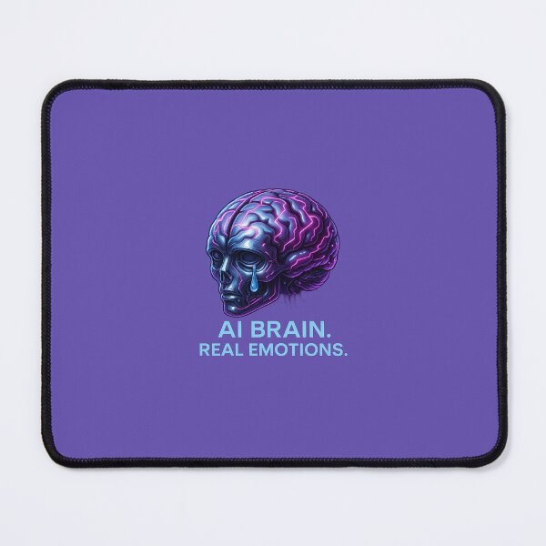Item preview, AI Brain, Real Emotions” – Futuristic Feelings Series designed and sold by Spiking11.