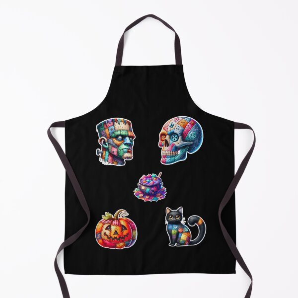 Item preview, Patchwork Halloween  designed and sold by WoodburyLake.