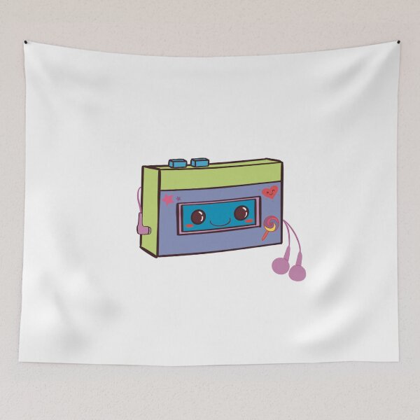 Item preview, Green Cassette tape player designed and sold by Lilla23.