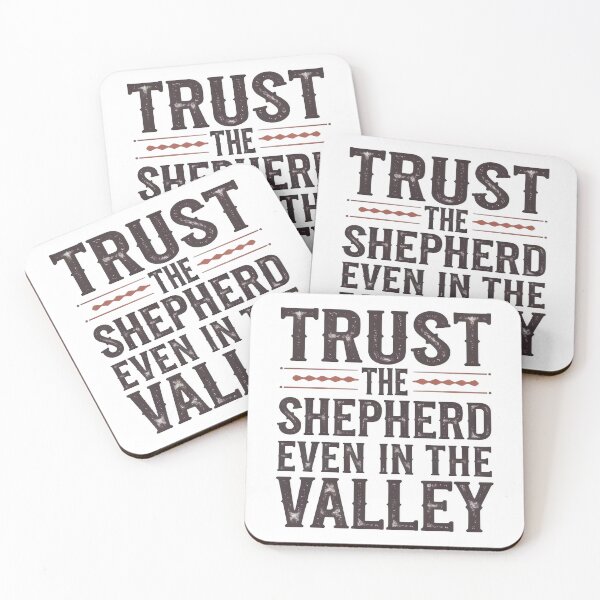 Item preview, Trust the Shepherd – Christian Quote Design for Faith Through Valleys designed and sold by Zanigold.