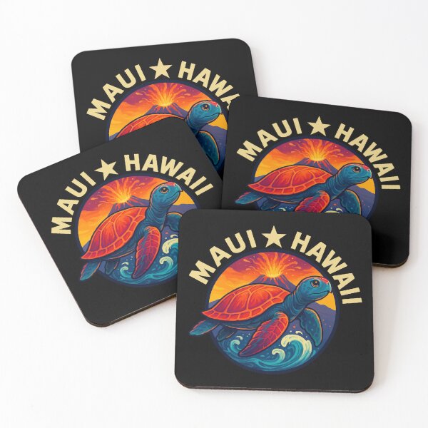 Item preview, Maui - Hawaii (with Gold Lettering) designed and sold by VelvetRoom.