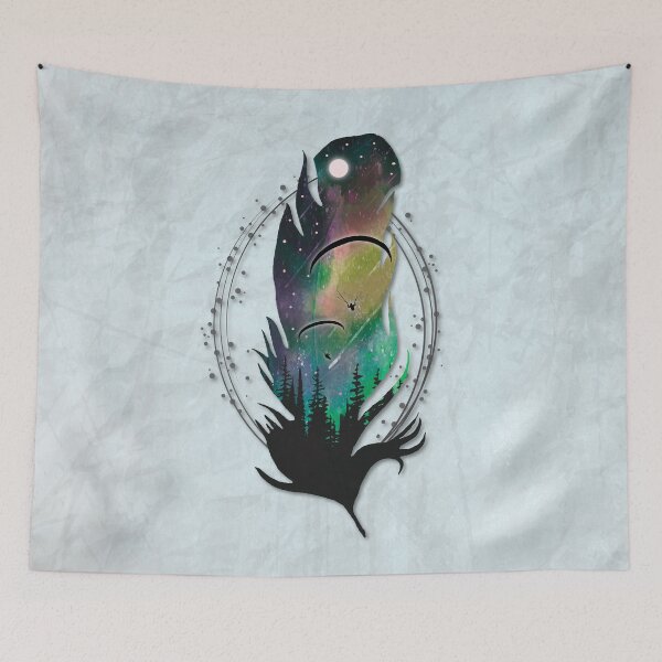 Item preview, Paraglide. Feather. designed and sold by tabemisa.