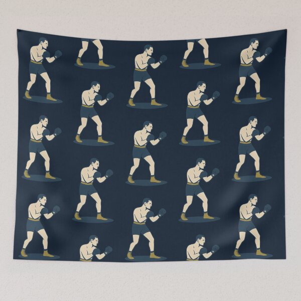 Item preview, Vintage Boxer Illustration – Retro Fight Champion Artwork designed and sold by Shoot-The-Moon.