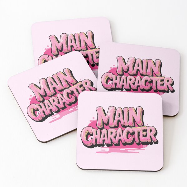 Item preview, Main Character Pink Text Comic designed and sold by MoonMonkeyNbear.
