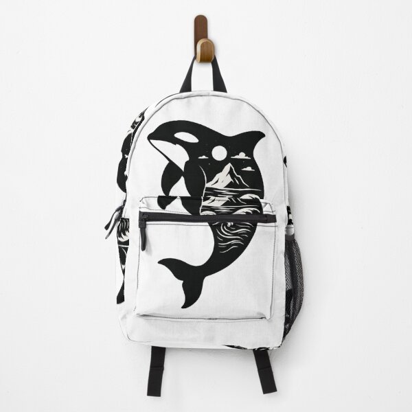 Item preview, Killer whales and nature designed and sold by mayhaku.