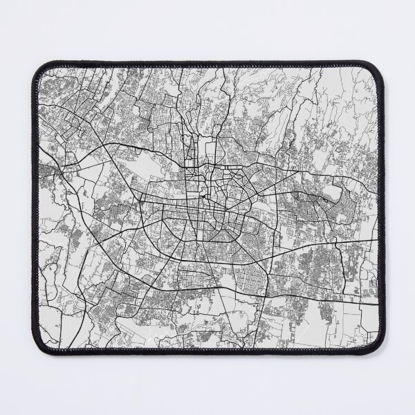 Item preview, Bandung City Map of West Java, Indonesia - Light designed and sold by deMAP.