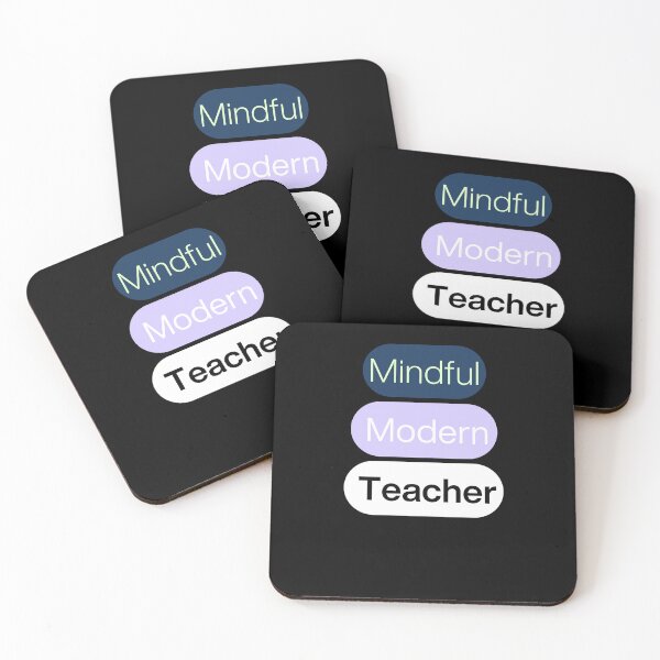 Item preview, Mindful. Modern. Teacher. designed and sold by YouTeeShirt.