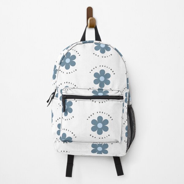 Item preview, Your Feelings Are Valid. Blue flower mental health reminder designed and sold by brodidudie.