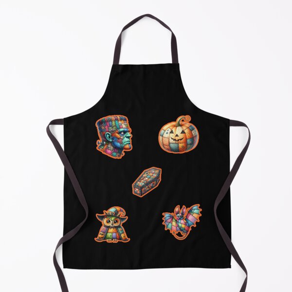 Item preview, Patchwork Halloween  designed and sold by WoodburyLake.
