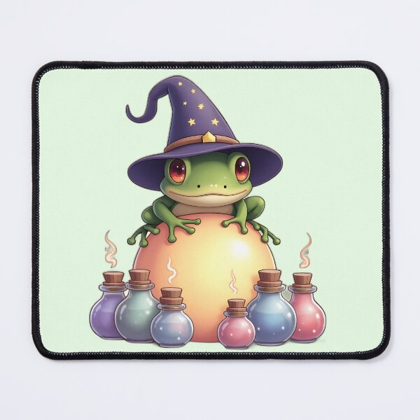 Item preview, Chibi Witch Frog on a Crystal Ball designed and sold by RyutaLegacy.