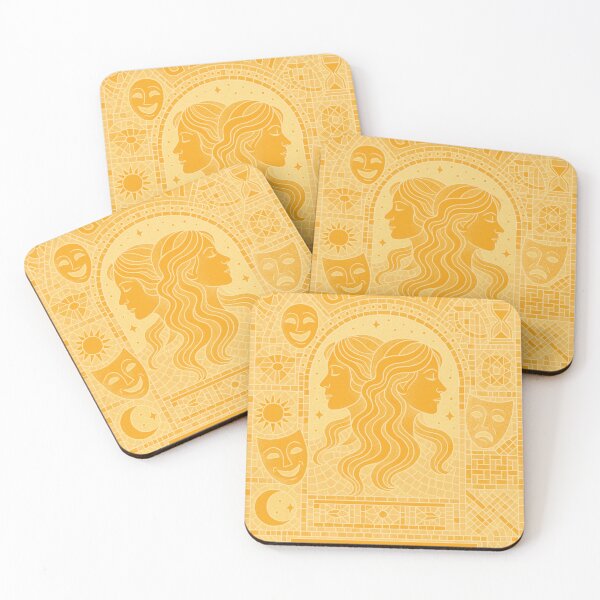 Item preview, Gemini Zodiac Mosaic of Twin Girls designed and sold by Benszi.