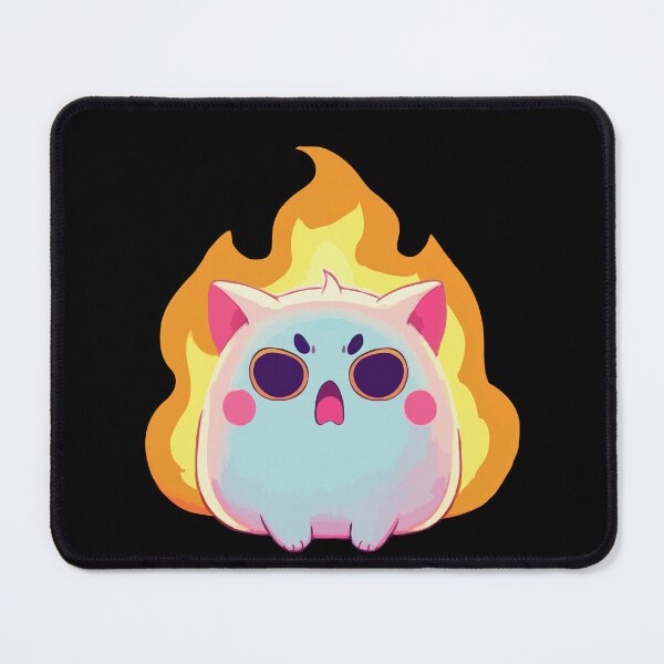 Item preview, Angry Cat On Fire designed and sold by Gkinoki.